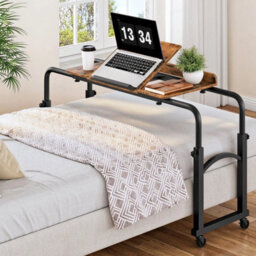 Over Bed Table Computer Desk Height Adjustable Office Desk Office Table - thumbnail 4