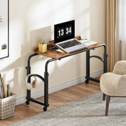 Over Bed Table Computer Desk Height Adjustable Office Desk Office Table - thumbnail 5