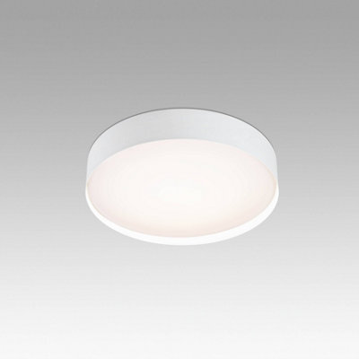 Luminosa Lighting Luminosa Vuk Led Round Bathroom Flush Ceiling Light White Ip44 - image 1