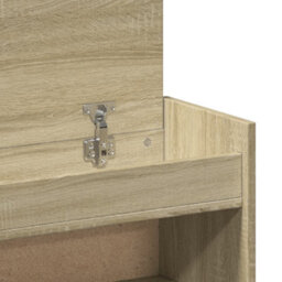 Berkfield Shoe Cabinet Sonoma Oak 100.5X28X100 Cm Engineered Wood - thumbnail 9
