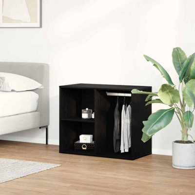 Walplus Cosmetic Cabinet Black Oak 80 X 40 X 65 Cm Engineered Wood - image 1