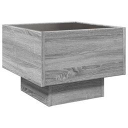 Berkfield Side Table With Led Grey Sonoma 40X40X30 Cm Engineered Wood - thumbnail 8