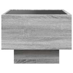 Berkfield Side Table With Led Grey Sonoma 40X40X30 Cm Engineered Wood - thumbnail 7
