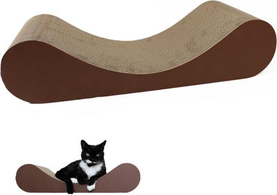 Divchi Cat Scratching Board Cat Lounge Bed With Catnip  Bed For Kitty  Cats Scratchers  Pet Cardboard  Scratch Pad - image 1