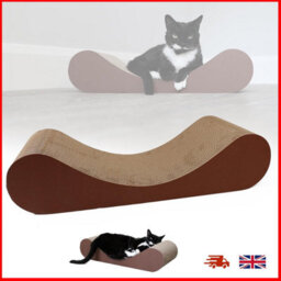 Divchi Cat Scratching Board Cat Lounge Bed With Catnip  Bed For Kitty  Cats Scratchers  Pet Cardboard  Scratch Pad - thumbnail 7