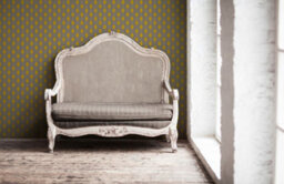 Galerie Absolutely Chic Brown Yellow Grey Art Deco Style Geometric Motif Smooth Wallpaper - thumbnail 6