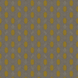 Galerie Absolutely Chic Brown Yellow Grey Art Deco Style Geometric Motif Smooth Wallpaper - thumbnail 1