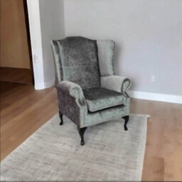Chesterfield Prince's High Back Wing Chair Shimmer Silver Velvet In Mallory Style - thumbnail 2