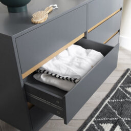 Nöa & Nani Noa & Nani Chest Of Drawers 6 Drawer In Silk Grey Otto - thumbnail 3