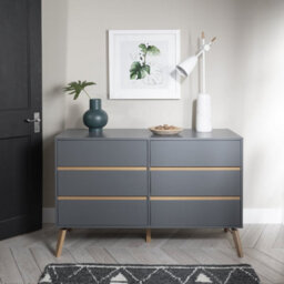 Nöa & Nani Noa & Nani Chest Of Drawers 6 Drawer In Silk Grey Otto - thumbnail 2