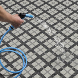 Homeart Outdoor Rugs Easy Cleaning Area Rugs For Balcony,garden,picnic,uv Weather Resistant  Anthracite Cream 80 X 150 Cm - thumbnail 4