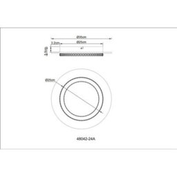 Luminosa Lighting Luminosa Jayden Semi Flush Ceiling Light Matt Black Led 3000/4000/6500K - thumbnail 7