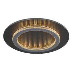 Luminosa Lighting Luminosa Jayden Semi Flush Ceiling Light Matt Black Led 3000/4000/6500K - thumbnail 6