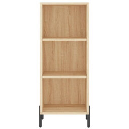 Berkfield Highboard Sonoma Oak 34.5X34X180 Cm Engineered Wood - thumbnail 6