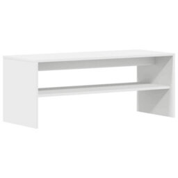 Berkfield Durable Tv Cabinet White 100X40X40 Cm Engineered Wood - thumbnail 1