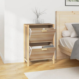 Berkfield Shoe Cabinet 57.5X33X80 Cm Engineered Wood - thumbnail 4