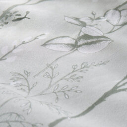 Ohs Willow Reversible Floral Bedding Set Duvet Cover With Pillowcase, Sage - King - thumbnail 3