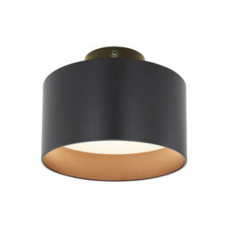 Luminosa Lighting Luminosa Jenny Surface Mounted Downlight Matt Black Led 3000K - thumbnail 1