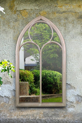 Mirroroutlet Sandstonesomerley Chapel Arch Garden Mirror 112 X 61 Cm - image 1