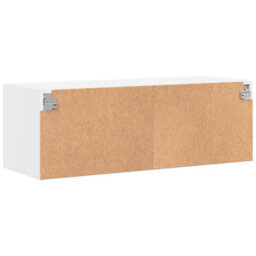 Walplus Wall Cabinet With Glass Doors White 102X37X35 Cm - thumbnail 8