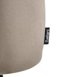 Beliani Set Of 2 Dining Chairs Sanilac Velvet Taupe - thumbnail 8