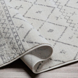Livabliss Roma-Modern White Grey Charcoal Living Dining Bedroom Rug 80 X 220 Cm Easy Care, Non Shedding - thumbnail 4