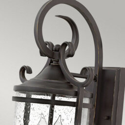 Luminosa Lighting Elstead Hinkley Casa Outdoor 2 Light Wall Lantern Olde Black Ip44 - thumbnail 2