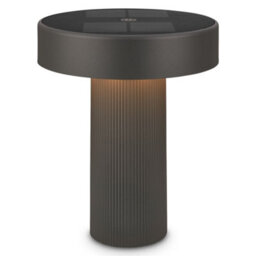 Briloner Solar Table Lamp Rechargeable Garden Light Dimmable Outdoor Camping Light Touch Control Anthracite - thumbnail 1