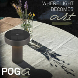 Briloner Solar Table Lamp Rechargeable Garden Light Dimmable Outdoor Camping Light Touch Control Anthracite - thumbnail 4