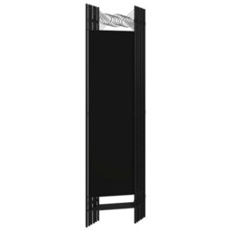 Vidaxl 6-Panel Room Divider Black 240X180 Cm Room Dividers - thumbnail 4