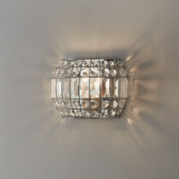 GoodHome Digya Contemporary Chrome Effect Wall Light