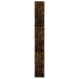 Berkfield Book Cabinet/room Divider Smoked Oak 100X24X188 Cm - thumbnail 6
