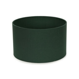 Valuelights Reni Forest Green Fabric Drum Ceiling Lamp Shade (D)25Cm