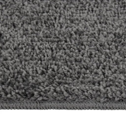 Walplus Shaggy Rug Dark Grey 120X170 Cm Anti Slip - thumbnail 2