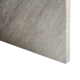 Wyld And Coco Stoneluxe Side Table Grey Effect Mdf 44Cm - Modern Classic Round Side Table - thumbnail 6