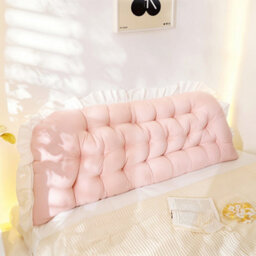 Living And Home Light Pink Upholstered Headboard Pillow, 180Cm Wide (W X 10Cm), D X 50Cm High. - thumbnail 3