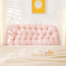 Living And Home Light Pink Upholstered Headboard Pillow, 180Cm Wide (W X 10Cm), D X 50Cm High. - thumbnail 2