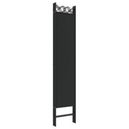 Vidaxl 6-Panel Room Divider Black 240X200 Cm Fabric Room Dividers - thumbnail 6