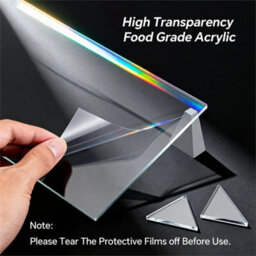2Pcs 3 Tiers Clear Display Stand Transparent Display Shelf Organizer - thumbnail 5