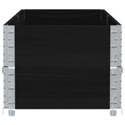 Berkfield Garden Planter Black 150X50 Cm Solid Wood Pine - thumbnail 4