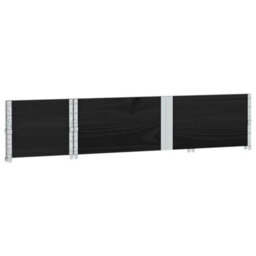 Berkfield Garden Planter Black 150X50 Cm Solid Wood Pine - thumbnail 6