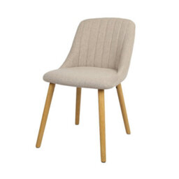 Emilia Dining Chairs In Premium Textured Linen Set Of 2 Beige - thumbnail 7