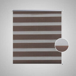 Berkfield Zebra Blind 100 X 175 Cm Coffee - thumbnail 3