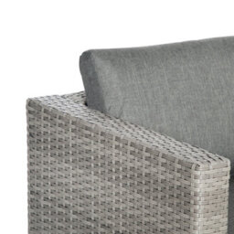 Outsunny 3 Pcs Outdoor Pe Rattan Chaise Lounge Furniture Sofa Set W/ Cushions - thumbnail 9
