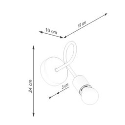 Luminosa Lighting Luminosa Ember Minimalist Wall Lamp White - thumbnail 8