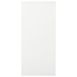 Vidaxl Sliding Door Cabinet White 90X40X90 Cm Steel - thumbnail 3