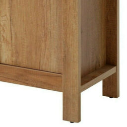 Impact Furniture Small Bathroom Cabinet 400mm Freestanding 40Cm Floor Base Unit Slim Storage Cupboard Oak Effect Classic - thumbnail 4