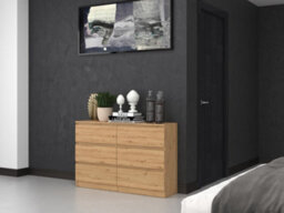 M6 120 Malwa Chest Of Drawers Artisan Oak - thumbnail 6