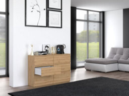M6 120 Malwa Chest Of Drawers Artisan Oak - thumbnail 8