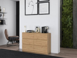 M6 120 Malwa Chest Of Drawers Artisan Oak - thumbnail 9